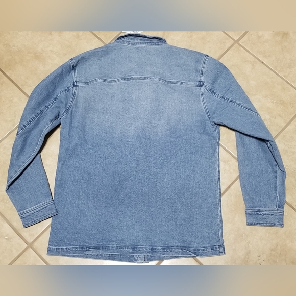 Our Universe Studio Ghibli Princess Mononoke Icons Denim Chore Jacket (Medium) - Picture 2 of 2